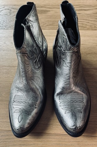 Golden goose silver - golden, leather