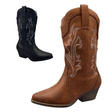 Womens Pull On Cowboy Boots