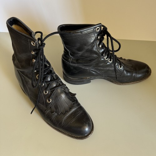 Justin l0506 black - l0506, leather