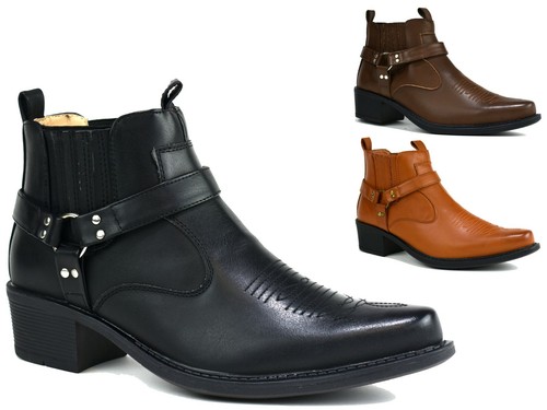 Mens cowboy boots cuban - mens, heel