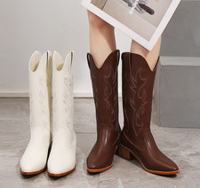 New Cowboy Boots Ladies Heel