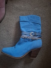 Joe Brown Blue Cowboy Boots