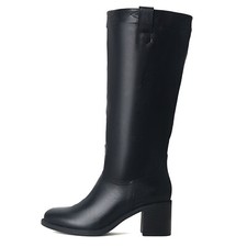 COWBOY DETAIL RIDING BOOT IN