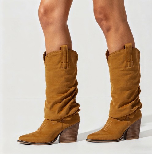 Cowboy boot tan - tan, soft