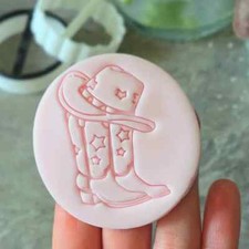 Cowboy Boots Cookie Stamp